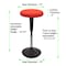 Uncaged Ergonomics WobbleStoolStandingDeskStoolTallAdjustableHeightBalanceStool, WSF-r WSF-R - alternate 9